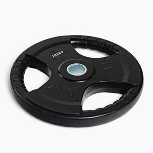 XTREXO RW25 in ghisa gommata peso 25 kg nero