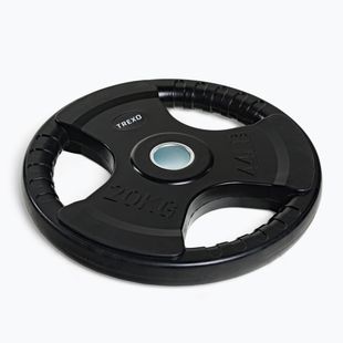 XTREXO RW20 Peso in ghisa gommata da 20 kg nero