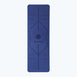 Tappetino da yoga HMS YM10 8 mm blu scuro