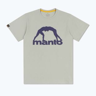 Maglietta da uomo MANTO Vibe 25 grigio chiaro/viola scuro