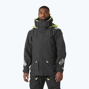 Helly Hansen Skagen Offshore, giacca da pioggia da uomo, ebano