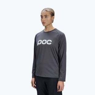 Maglia ciclismo a maniche lunghe da donna POC Reform Enduro Jersey sylvanite grey