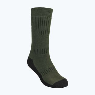 Calzini da trekking da uomo Pinewood Drytex verde medio/marrone