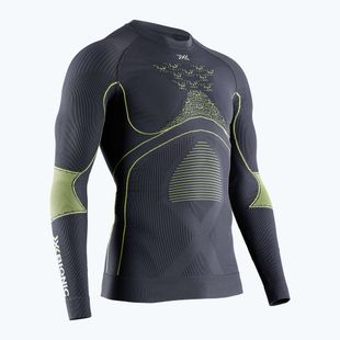 Maglia termica da uomo X-Bionic Energy Accumulator 4.0 charcoal/yellow