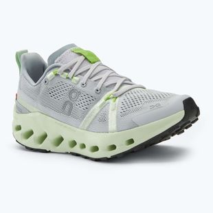 Scarpe da trail running On Cloudsurfer da donna, frost/lima