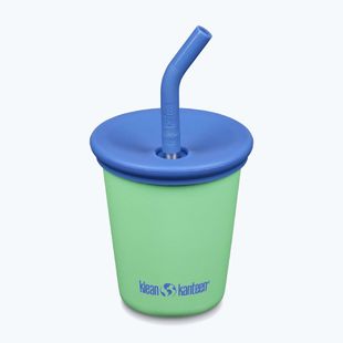 Tazza KLEAN KANTEEN Steel Straw Lid 296 ml spring bud