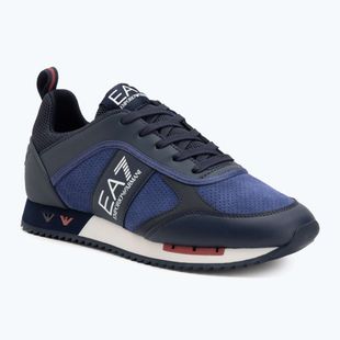 EA7 Emporio Armani Nero & Bianco Scarpe scamosciate sky captain / deep cobal / mineral