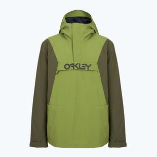 Giacca da snowboard Oakley TNP TBT Insulated Anorak da uomo, nuova, spazzola scura/ferno