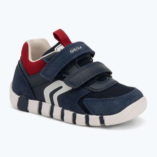 Geox Iupidoo - scarpe per bambini, blu/rosso scuro