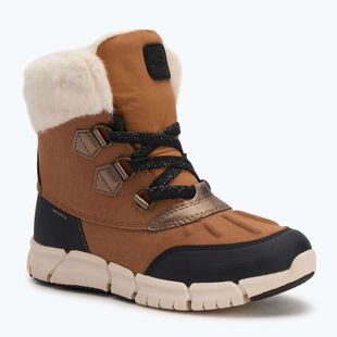 Geox Flexyper ABX whisky / nero stivali da neve per bambini