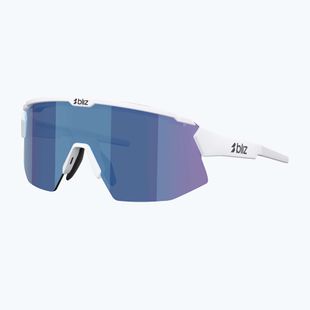 Occhiali da sole Bliz Breeze matte white/smoke blue multi/pink