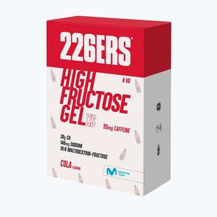 226ERS Gel ad alto contenuto di fruttosio XS gel energetico 8 x 44 g caffeina 55 mg cola