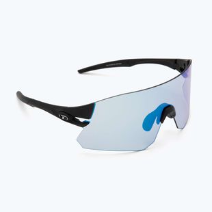Occhiali da sole Tifosi Rail Clarion Fototec nero opaco/blu Clarion