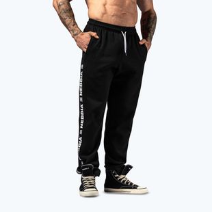 Pantaloni da allenamento da uomo NEBBIA Hero black