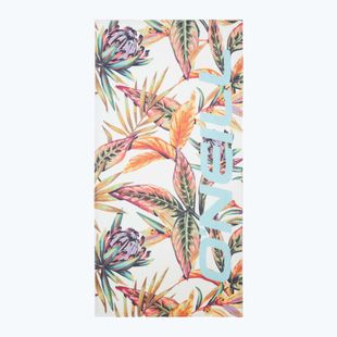 O'Neill Seacoast asciugamano bianco fiore tropicale