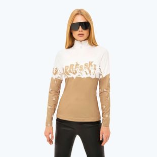 Felpa da sci donna Nikkie Nantes Apres Ski Pully hummus