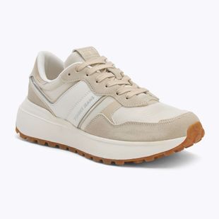 Scarpe Tommy Jeans Cleated Runner donna in terra battuta bianca