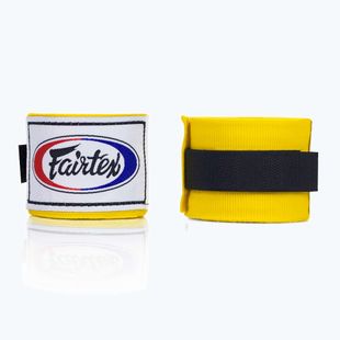 Fairtex Handwraps bende da boxe 300 cm giallo