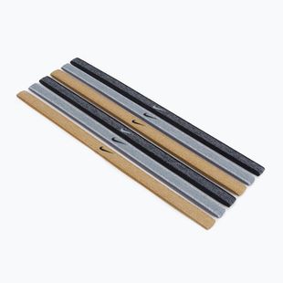 Fasce Nike Swoosh Sport Metallic 6 pezzi grigio lupo/nero/oro club/oro metallizzato