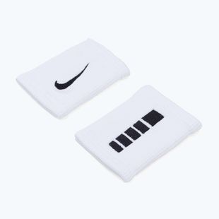 Polsini Nike Elite Doublewide 2 pezzi bianco/nero