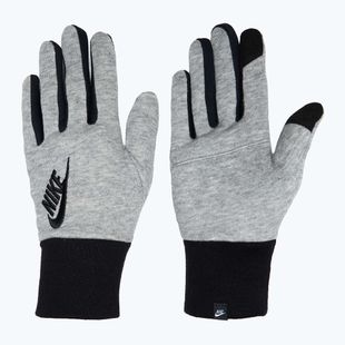 Guanti da corsa Nike Club Fleece donna grigio erica/nero/nero
