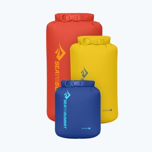 Set di sacche impermeabili Sea to Summit Lightweight Dry Bag 3 pcs. 3, 5, 8 l surf the web/sulphur/spicy orange
