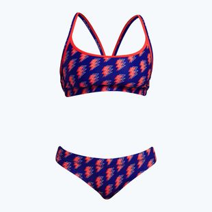 Top sportivo top costume da bagno flash