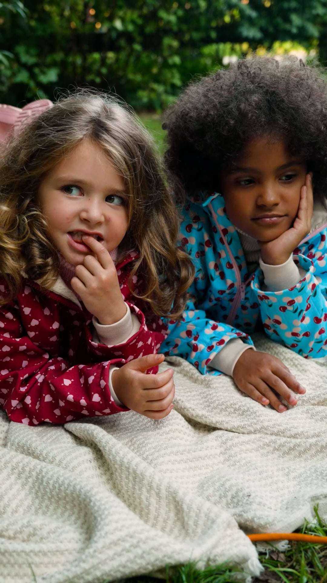 KID STORY Pantaloni da tuta per bambini, ciliegia