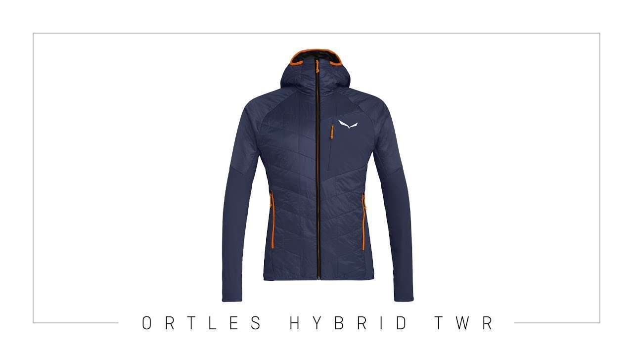 Giacca Salewa Ortles Hybrid TWR uomo nero out