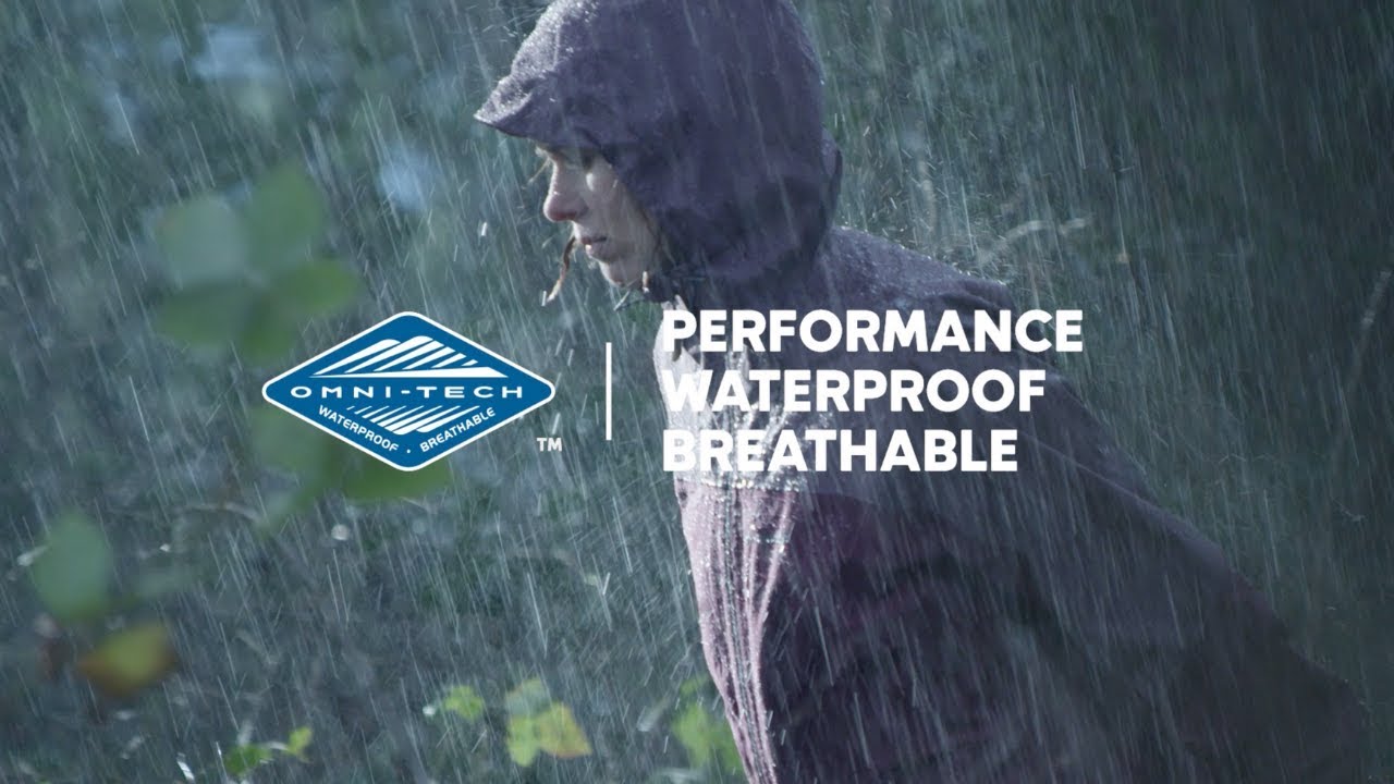 Giacca antipioggia Columbia Hikebound da uomo, color uvetta chiara e piccante