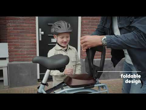 Sella per bicicletta Bobike Junior One urban nero/grigio scuro