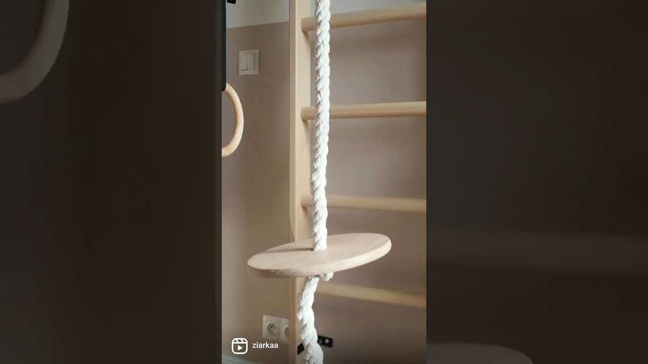 Set di accessori da ginnastica per bambini BenchK in legno naturale A/204